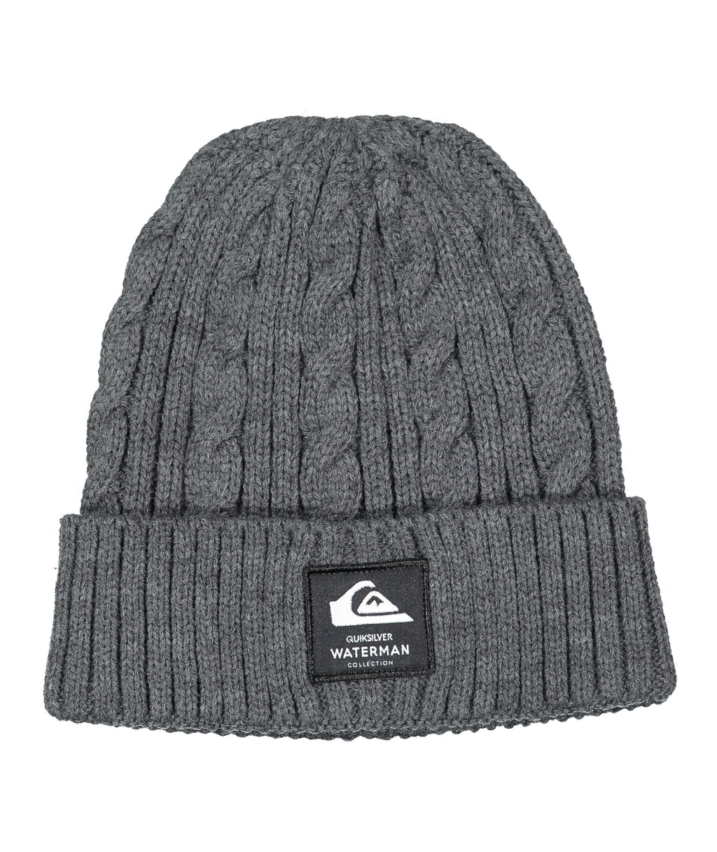 Quiksilver Cable Beanie in CHARCOAL HEATHER