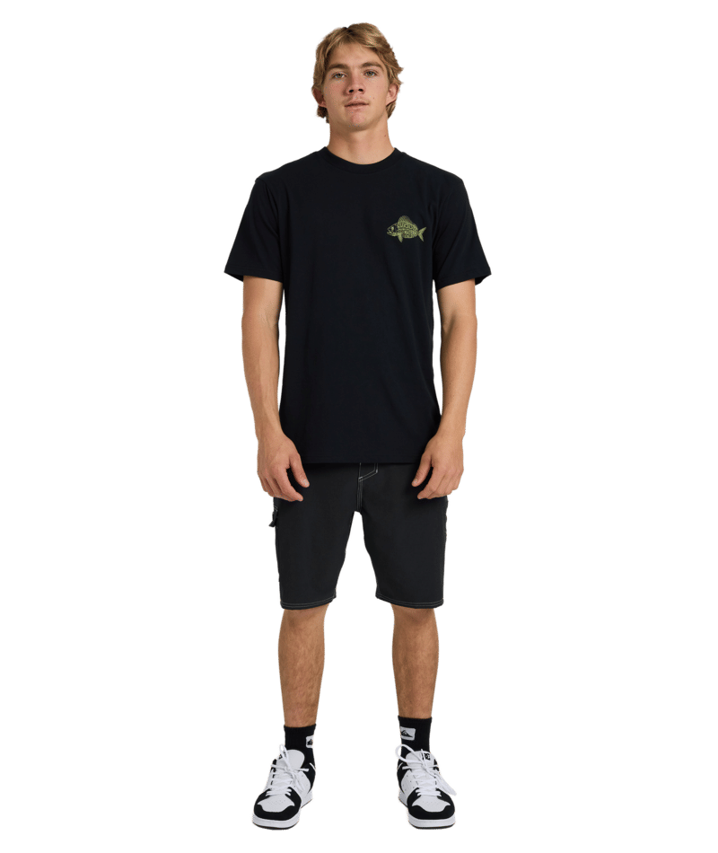 Quiksilver Boneyards Ss in BLACK
