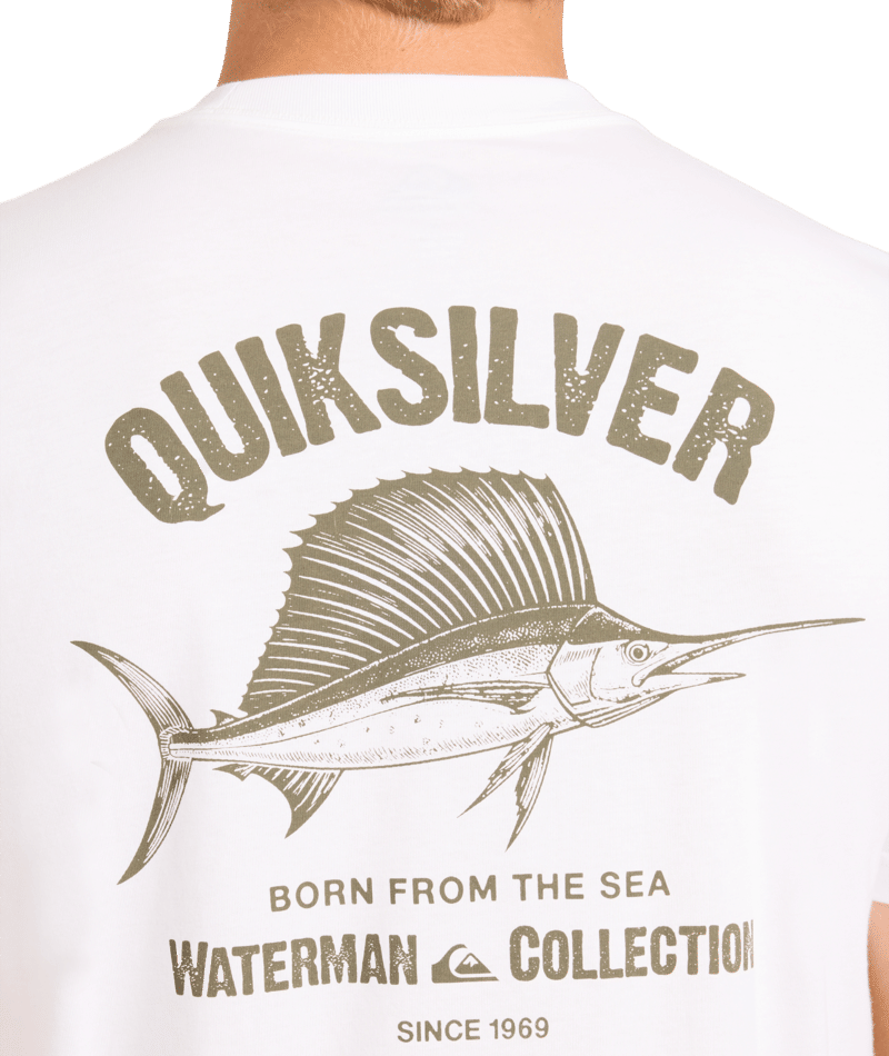 Quiksilver Sails Away Ss in WHITE