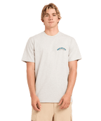 Quiksilver Salty Lines Ss in LIGHT GREY HEATHER