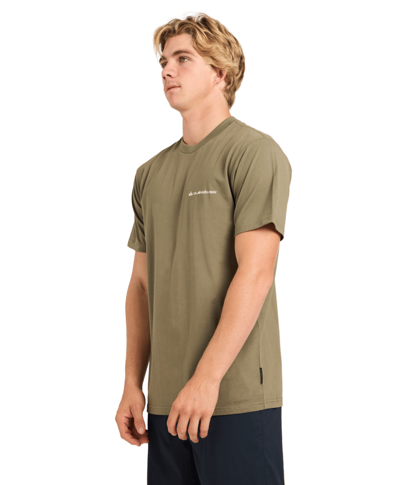Quiksilver Hidden Peak Ss in DUSTY OLIVE