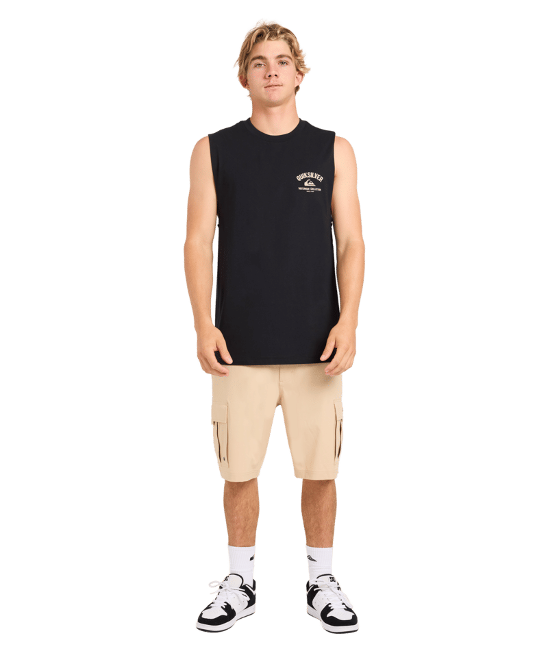 Quiksilver Sails Away Muscle in BLACK