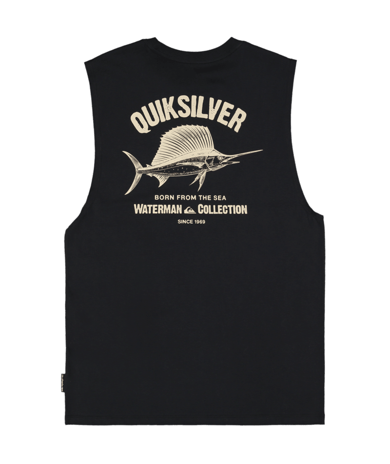 Quiksilver Sails Away Muscle in BLACK