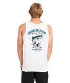 Quiksilver Salty Lines Tank in WHITE