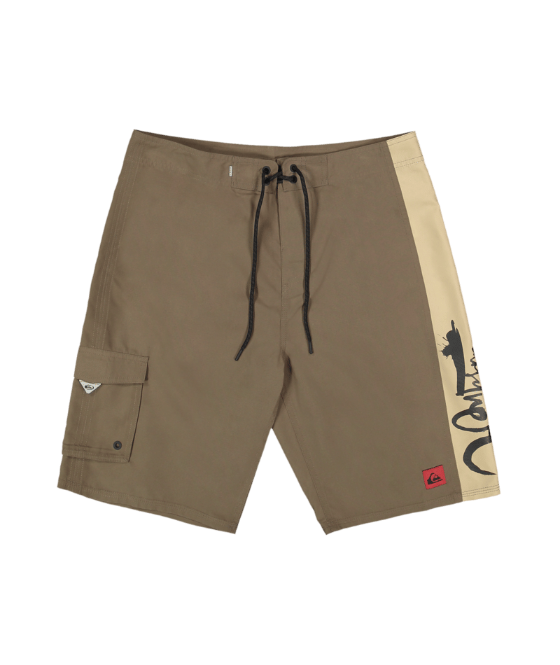 Quiksilver Impaired Panel Boardshort 21 in MAJOR BROWN