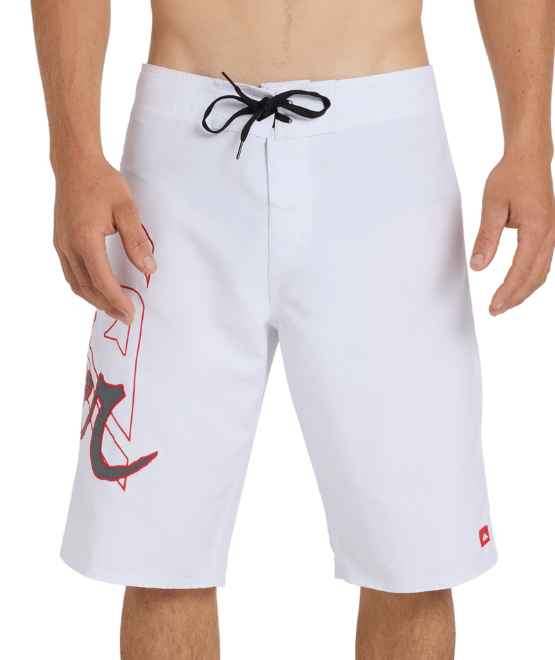Quiksilver Scrawl 22 Boardshort in WHITE