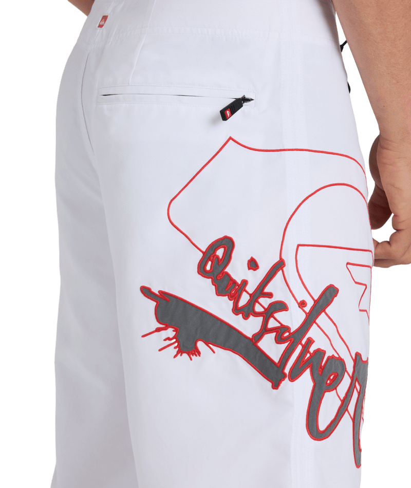 Quiksilver Scrawl 22 Boardshort in WHITE