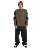 Quiksilver Lines Panel Crew in CANTEEN