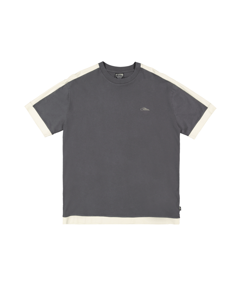 Quiksilver Av-2 Knit Top in ACID WASH/BONE WHITE