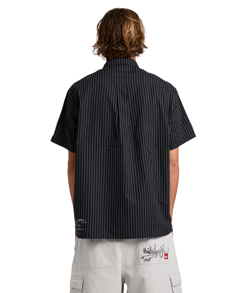 Quiksilver Altered Woven Top in BLACK