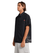 Quiksilver Altered Woven Top in BLACK