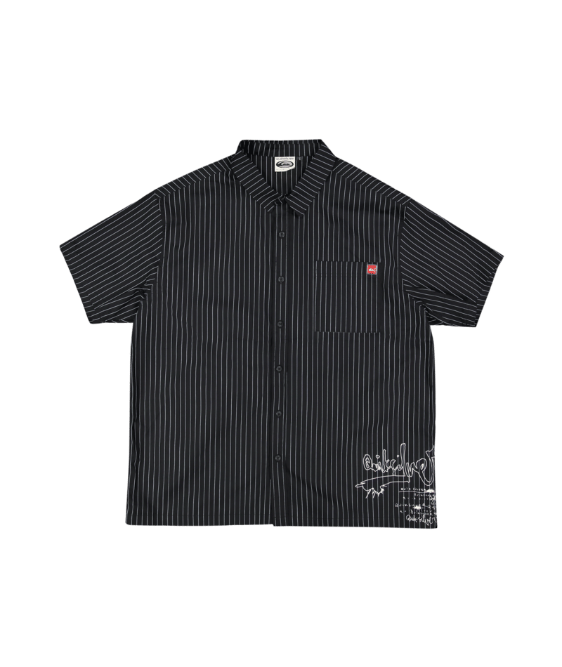 Quiksilver Altered Woven Top in BLACK