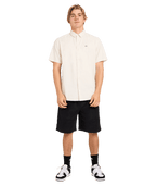 Quiksilver Classic Stretch Shirt Ss in BONE WHITE