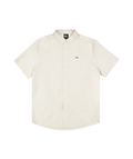 Quiksilver Classic Stretch Shirt Ss in BONE WHITE
