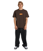 Quiksilver Drainer Ss Tee in TURKISH COFFEE
