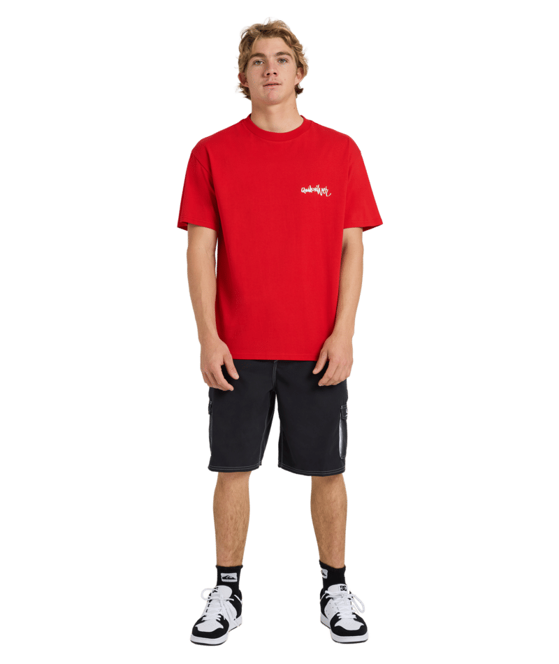 Quiksilver Yg Spray Ss Tee in SALSA