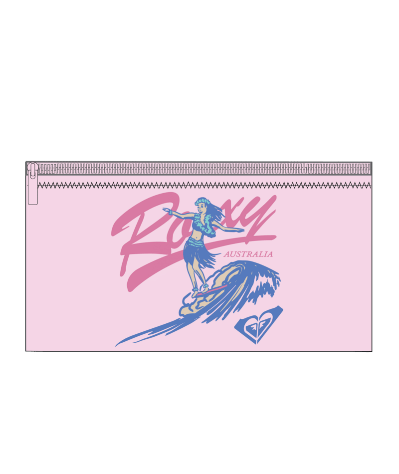 Roxy Roxy Vibes Pencil Case in POWDER PINK