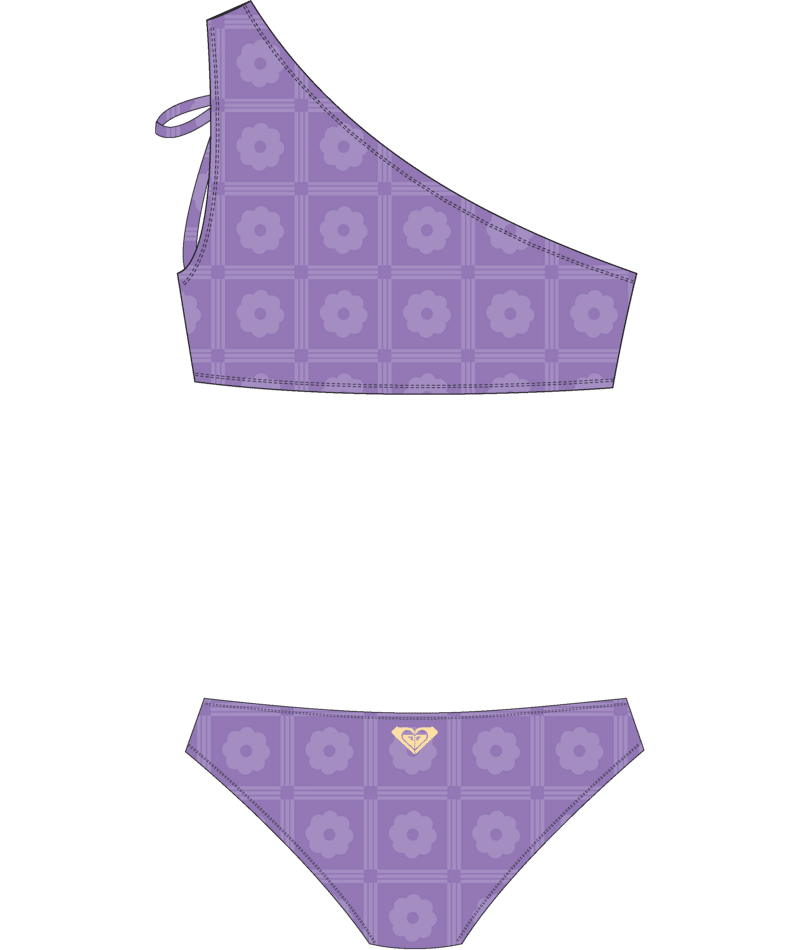 Roxy The Girls Crop Top Set in DAHLIA PURPLE