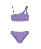 Roxy The Girls Crop Top Set in DAHLIA PURPLE