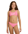 Roxy Summer Wave Bralette Set in PINK CARNATION