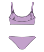 Roxy Rg Shore Swell Bralette Set in VIOLA