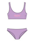 Roxy Rg Shore Swell Bralette Set in VIOLA