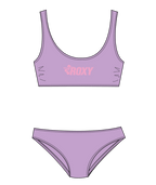 Roxy Rg Shore Swell Bralette Set in VIOLA