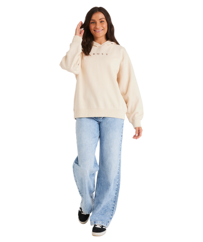 Roxy Hibiscus Haze Hood in PARCHMENT