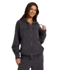 Roxy This Way Zip Thru in PHANTOM
