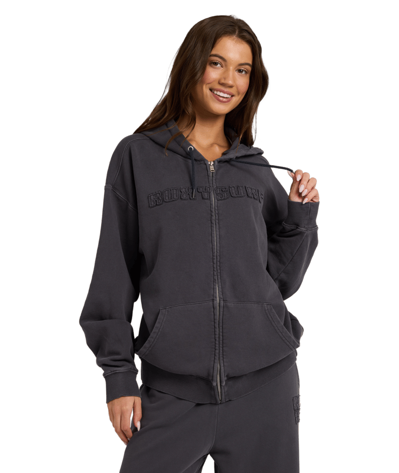 Roxy This Way Zip Thru in PHANTOM