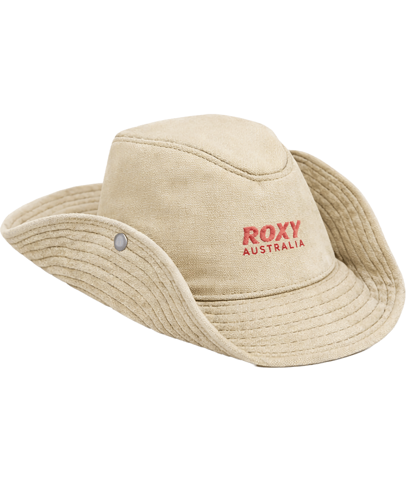 Roxy Vacay Cowboy Hat in PEBBLE