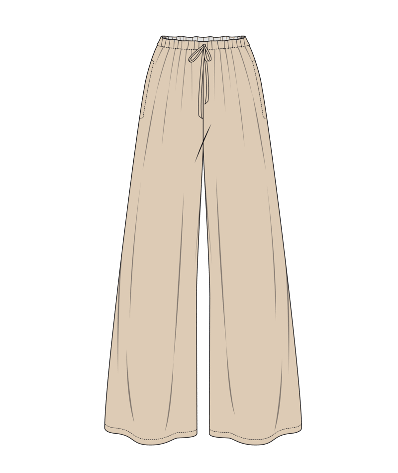 Roxy Lolani Pant in PEBBLE