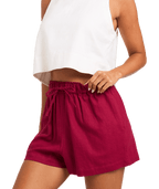 Roxy Place To Be Short in BEET RED