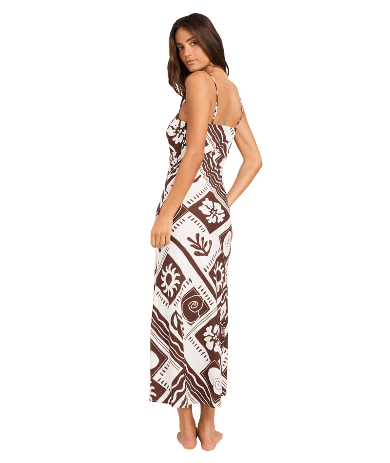 Roxy Cowrie Slip Dress in COCONUT MILK