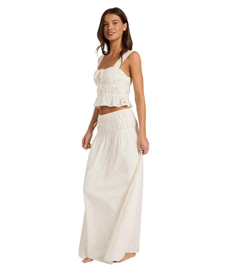 Roxy Lucky One Skirt in COCONUT MILK