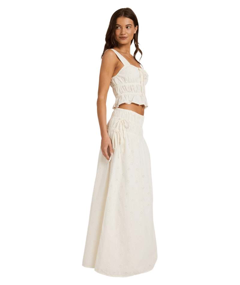 Roxy Lucky One Skirt in COCONUT MILK