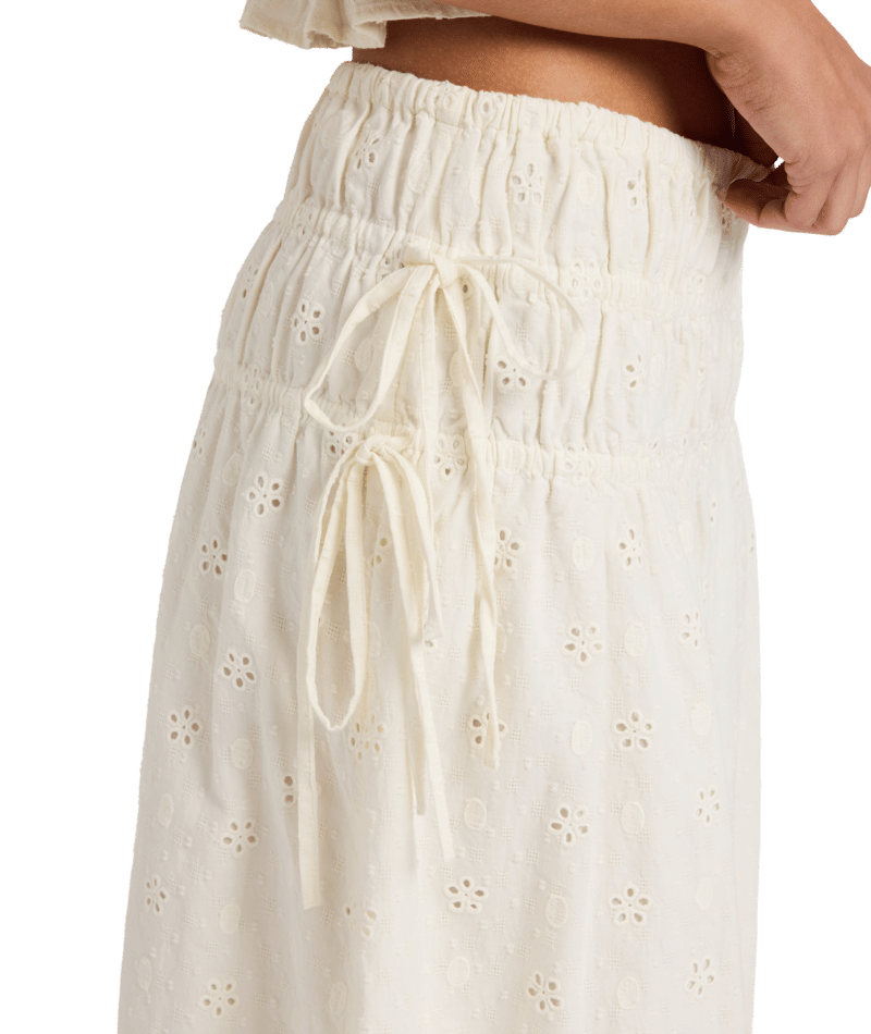 Roxy Lucky One Skirt in COCONUT MILK