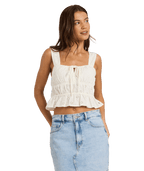 Roxy Lucky One Sunset Mist Top in COCONUT MILK
