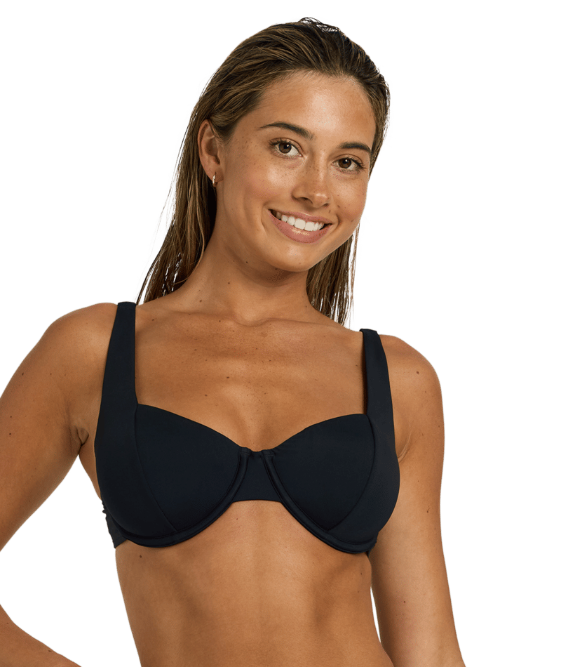 Roxy Beach Classics Uw D Cup in BLACK