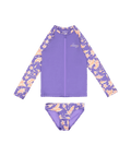 Roxy Plumeria Love Ls Lycra Set in DAHLIA PURPLE PLUMERIA LOVE