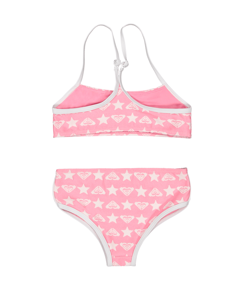 Roxy Super Star Bralette Set in PINK CARNATION SUPER STAR TW
