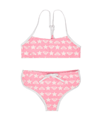 Roxy Super Star Bralette Set in PINK CARNATION SUPER STAR TW