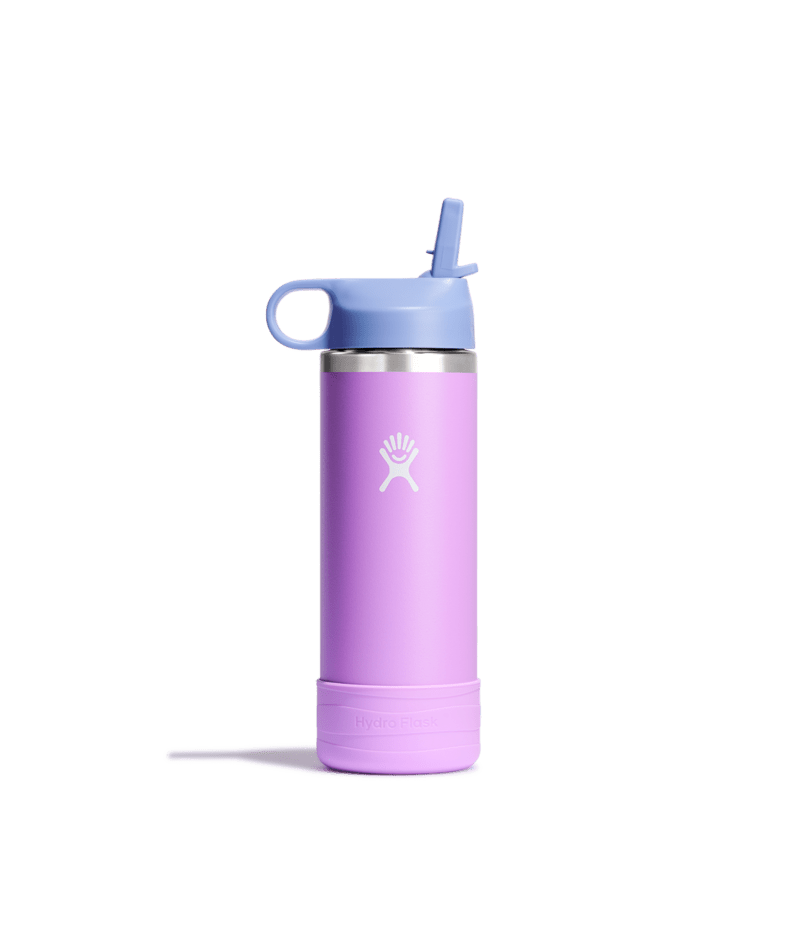 Hydro Flask 18 Oz Kids Wide Mouth Straw Cap And Boot in W18CSWBB513