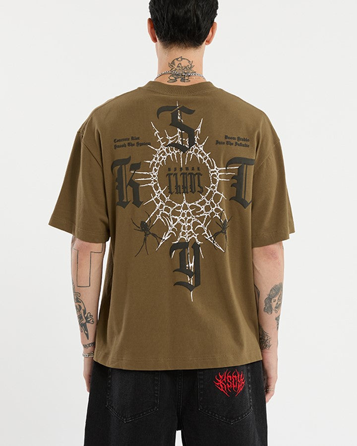 Kiss Chacey Anointed Street Tee in Military