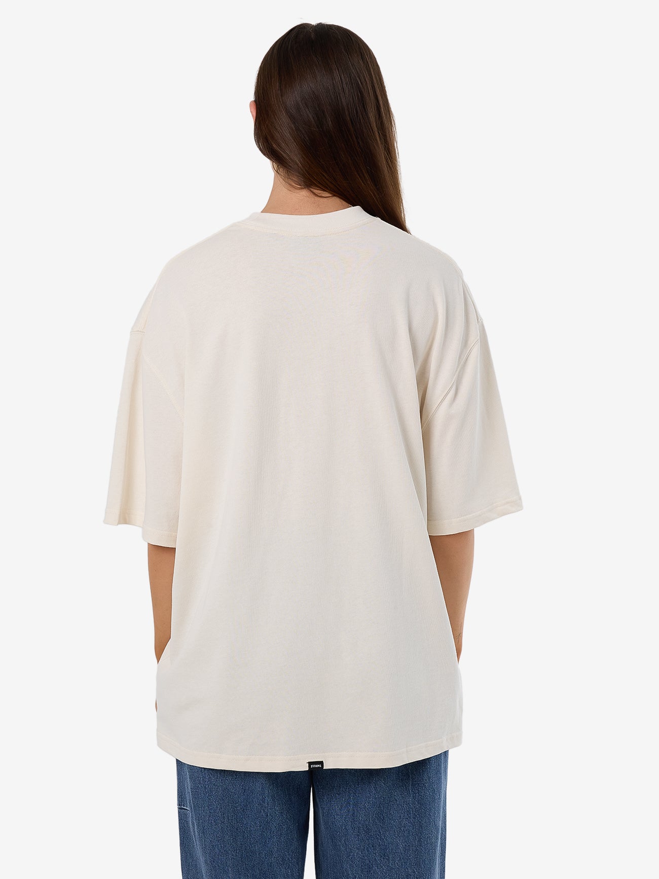 Thrills Sundays Lure Oversized Tee - Heritage White in Heritage White