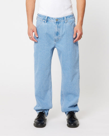 Abrand Jeans A4 Taper Derek in BLEACHED VINTAGE INDIGO