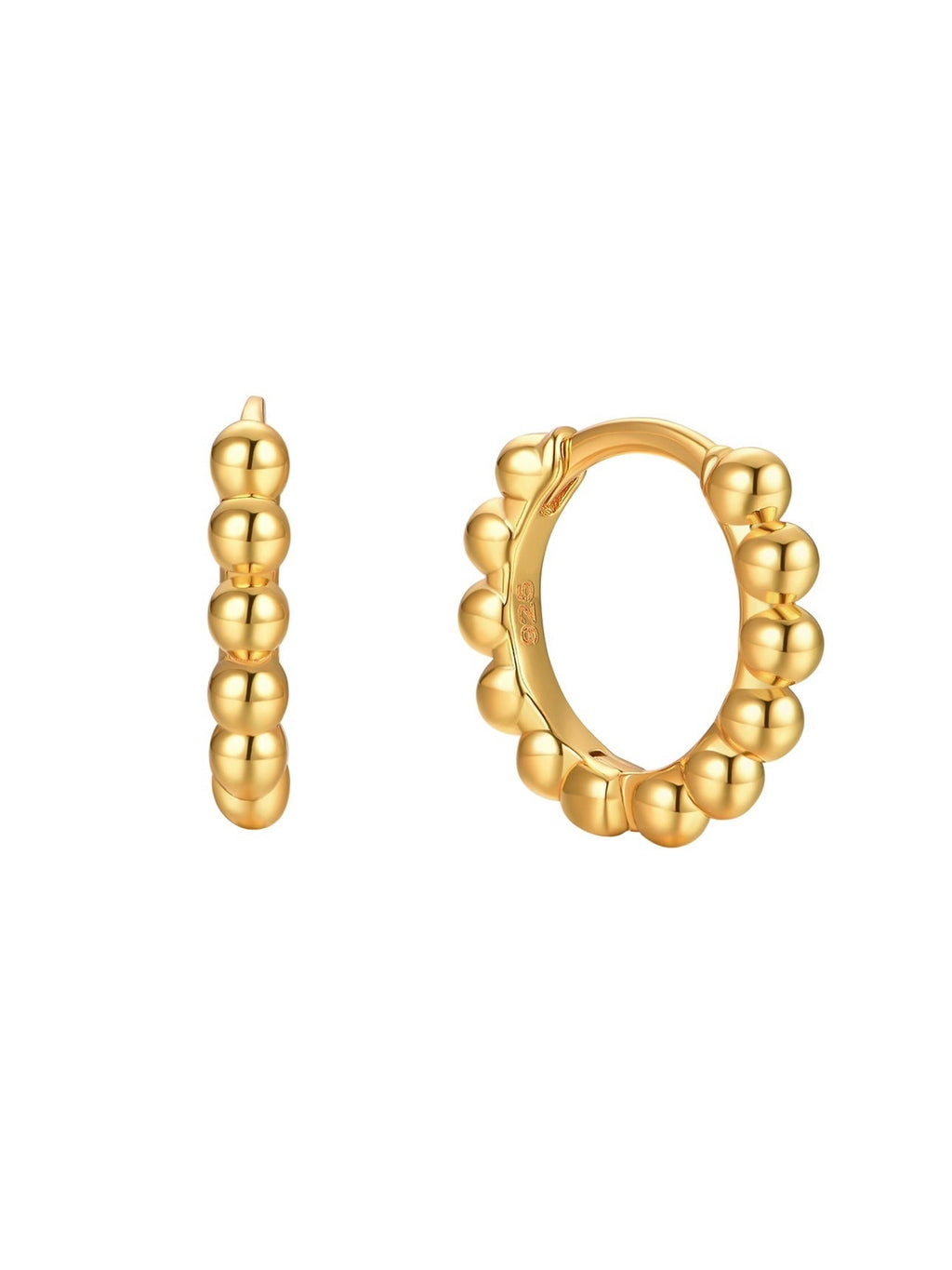 Malakai The Label Kauai Sun Big Hoops in 18k Gold in Default Title