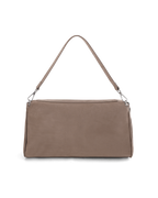 Billini VELA SHOULDER BAG in FOSSIL SUEDE-SILVER