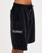 Billabong Mens Throw On 22" Boardshorts in Black