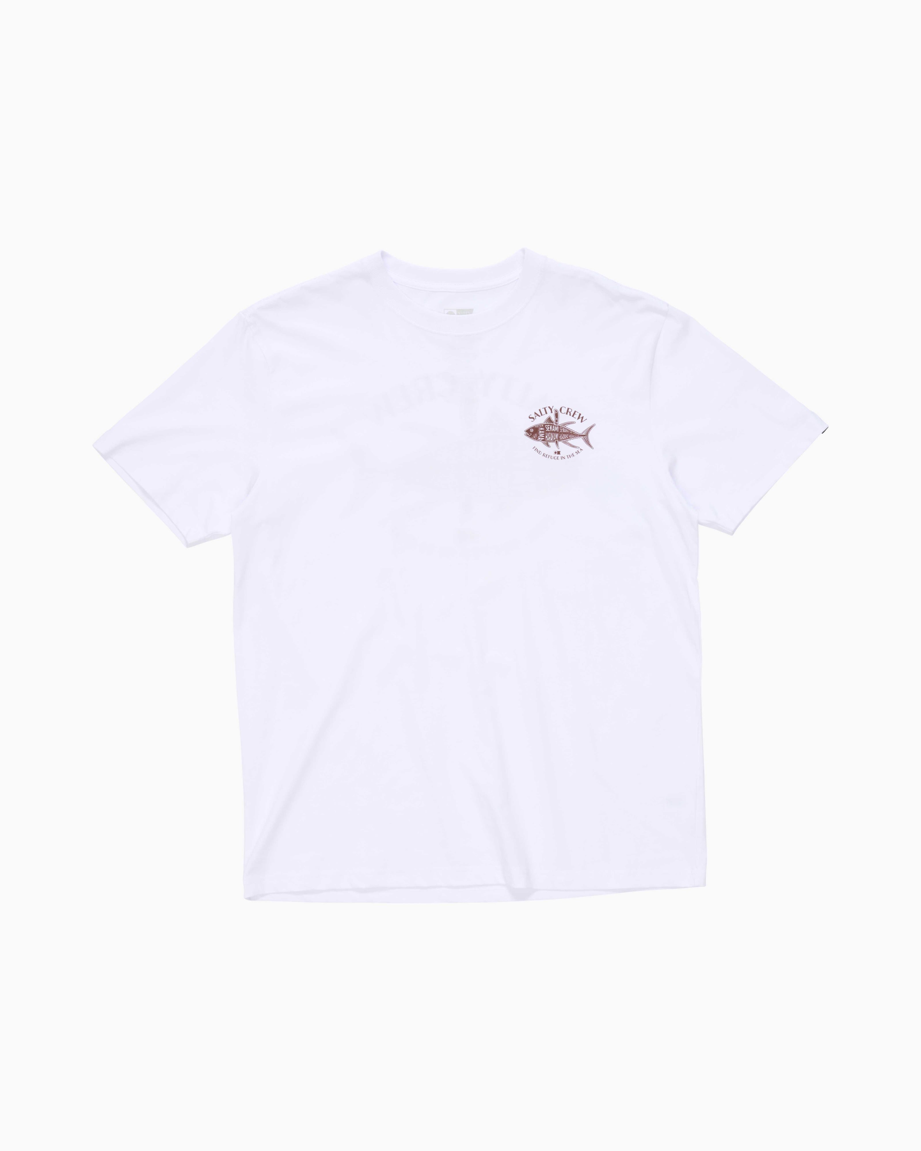 Salty Crew Omakase Premium SS Tee - White in WHITE